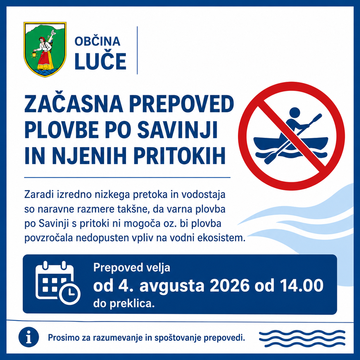 Prepoved plovbe_Savinja s pritoki